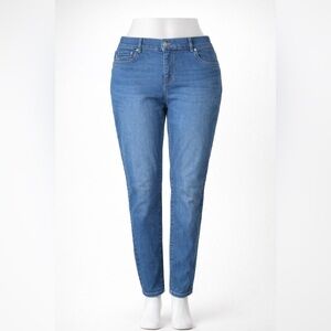 Falls Creek Women’s Stretch Skinny Jeans Medium Wash | 14